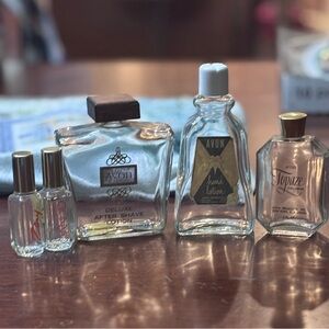 Empty vintage Avon and Perfume bottles MCM